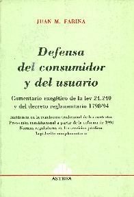 Defensa del consumidor y del usuario