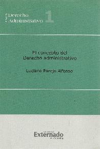 El concepto del Derecho administrativo