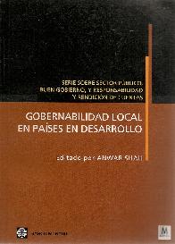 Gobernabilidad Local en Pases en Desarrollo