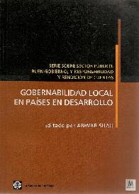 Gobernabilidad Local en Pases en Desarrollo