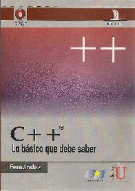 C++ lo bsico que debe saber