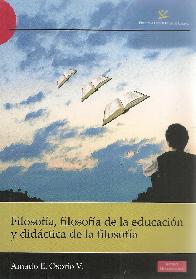 Filosofa, filosofa de la educacin y didctica de la filosofa