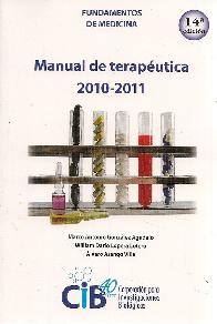 Manual de teraputica 2010 - 2011