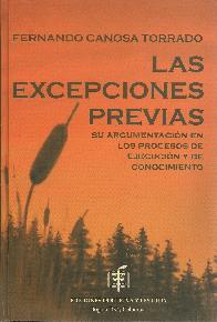 Las excepciones previas