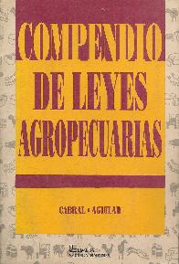 Compendio de leyes agropecuarias