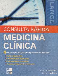 Consulta Rapida Medicina Clinica 4 partes I Indice Dx II Enfer Detalladas III Enfer Resumidas IV Cu