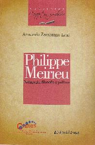 Philippe Meirieu Pedagoga, filosofa y poltica
