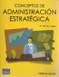 Conceptos de Administracin Estratgica