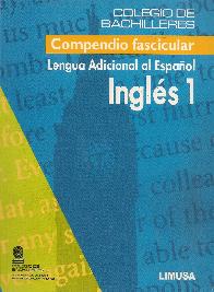 Ingls 1 Lengua adicional al Espaol