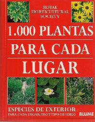 1.000 plantas para cada lugar