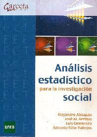 Analisis estadístico para la investigación social