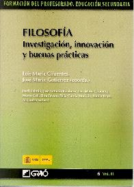 Filosofa Investigacin, innovacin y buenas prcticas