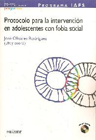 Programa IAFS Protocolo para la intervención en adolescentes con fobia social con CD