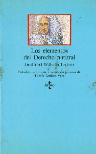 Elementos del derecho natural