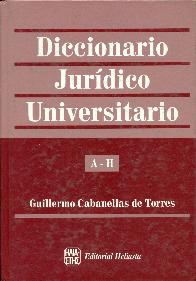 Diccionario juridico universitario