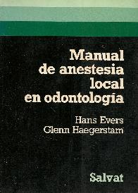 Manual de anestesia local en odontologia