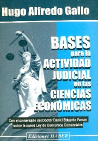 Bases para la actividad judicial en las ciencias economicas