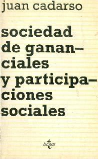 Sociedad de gananciales y participaciones sociales