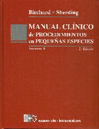 Manual clinico de procedimientos en pequeas especies 2 Tomos