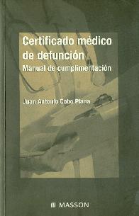 Certificado medico de defuncion.