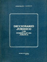 Diccionario Juridico con nomenclatura juridica