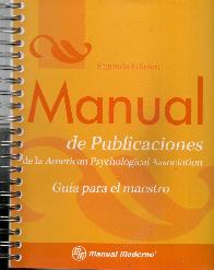 Manual de Publicaciones de la American Psychological Association