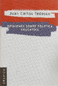 Opiniones sobre poltica educativa