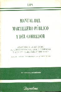 Manual del martillero publico y del corredor