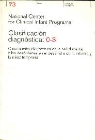 Clasificacion diagnostica 0-3: