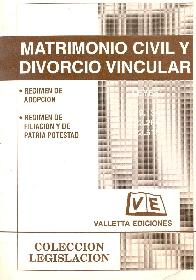 Matrimonio Civil y Divorcio Vincular