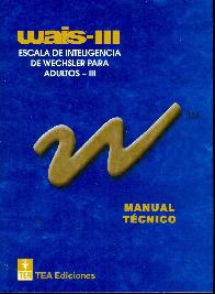 WAIS-III Test de Inteligencia para Adultos