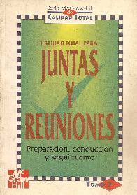 Calidad total para juntas y reuniones Tomo 2