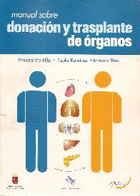 Manual sobre donacion y trasplante de organos