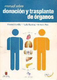 Manual sobre donacion y trasplante de organos