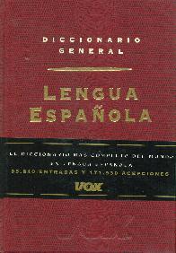 Diccionario general Lengua Espaola Vox