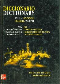 Diccionario Dictionary Ingles-Espaol Espaol-Ingles para Ingenieria Quimica-Quimica Industrial y M