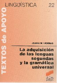 Adquisicin de las lenguas segundas y la gramtica universal