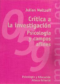 Crtica a la investigacin