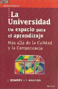 La Universidad. Un espacio para el aprendizaje