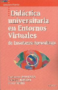 Didctica universitaria en entornos virtuales