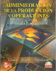 Administracion de la Produccion de Operaciones CD