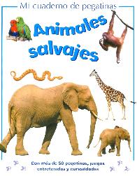 Mi cuaderno de pegatinas Animales Salvajes