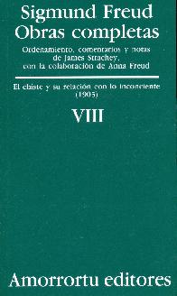 Sigmund Freud Obras completas Vol VIII Traduccin Jos Echeverra
