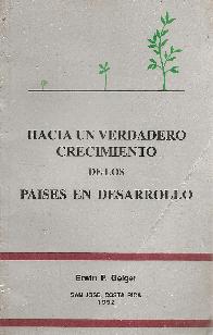Hacia un verdadero crecimiento de los paises en desarrollo