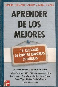 Aprender de los Mejores 16 lecciones de exito de empresas