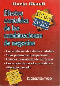 Efectos contables de las combinaciones de negocios