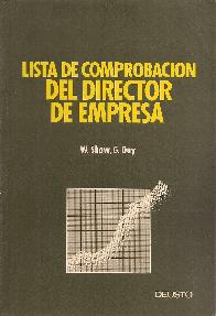 Lista de comprobacin del director de  empresa