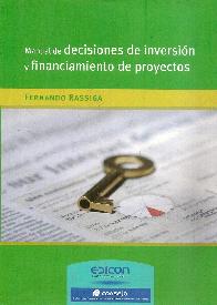 Manual de Decisiones de Inversin y Financiamiento de Proyectos