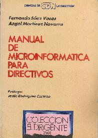 Manual de microinformatica para directivos