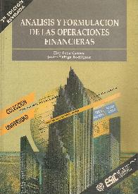 Analisis y formulacion de las operaciones financieras